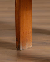 Set of 6 Chunky Pine & Rush Ladder Back Dining Chairs, France, 1960's - Lone Fox