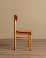 Set of 6 Pine Dining Chairs Manner of Rainer Daumiller, 1970's - Lone Fox