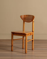 Set of 6 Pine Dining Chairs Manner of Rainer Daumiller, 1970's - Lone Fox
