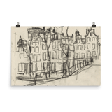 “Sketch of the City” Art Print - Lone Fox