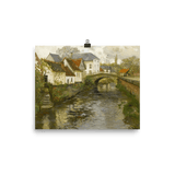 "Small town near La Panne" Art Print - Lone Fox