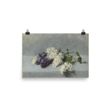 "Still life with lilacs" Art Print - Lone Fox
