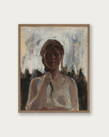 "Study of a girl" Art Print - Lone Fox
