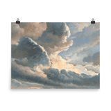 "Study of Clouds with a Sunset near Rome" Art Print - Lone Fox
