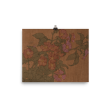 "Terracotta Florals" Art Print - Lone Fox