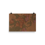 "Terracotta Florals" Art Print - Lone Fox