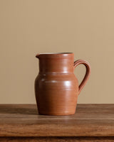 Terracotta Stoneware Pitcher, France, Early 20th Century - Lone Fox