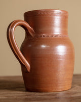 Terracotta Stoneware Pitcher, France, Early 20th Century - Lone Fox