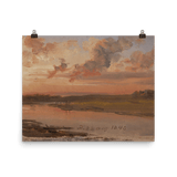 "The Elbe in the Evening" Art Print - Lone Fox