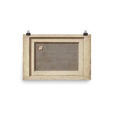 "The Reverse Of A Framed Painting" Art Print - Lone Fox