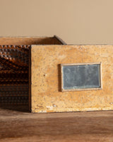Tramp Art Box on Pedestal Base, Early 20th Century - Lone Fox