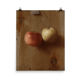 "Two Hanging Apples" Art Print - Lone Fox