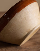 Two - Tone Stoneware Salad Bowl, France, 1960's - Lone Fox