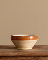 Two - Tone Stoneware Salad Bowl, France, 1960's - Lone Fox