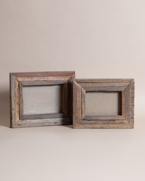 Chunky Wooden Photo Frames (Set of 2)