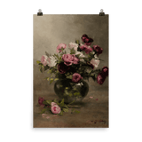 "Vase of Roses" Art Print - Lone Fox