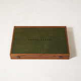 Walnut, Leather & Marble Backgammon Board - Lone Fox