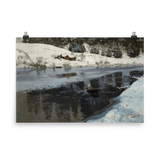 "Winter at the River Simoa" Art Print - Lone Fox