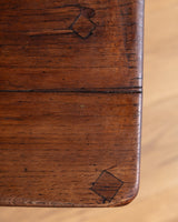 Wood Trestle Base Money Changer's Table, France, Early 20th Century - Lone Fox
