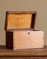 Wooden Box with Compartments, Early 20th Century - Lone Fox