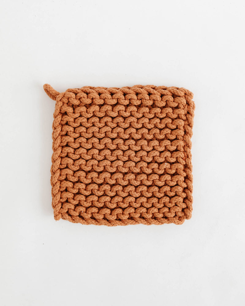 Crocheted Pot Holder- Rustic