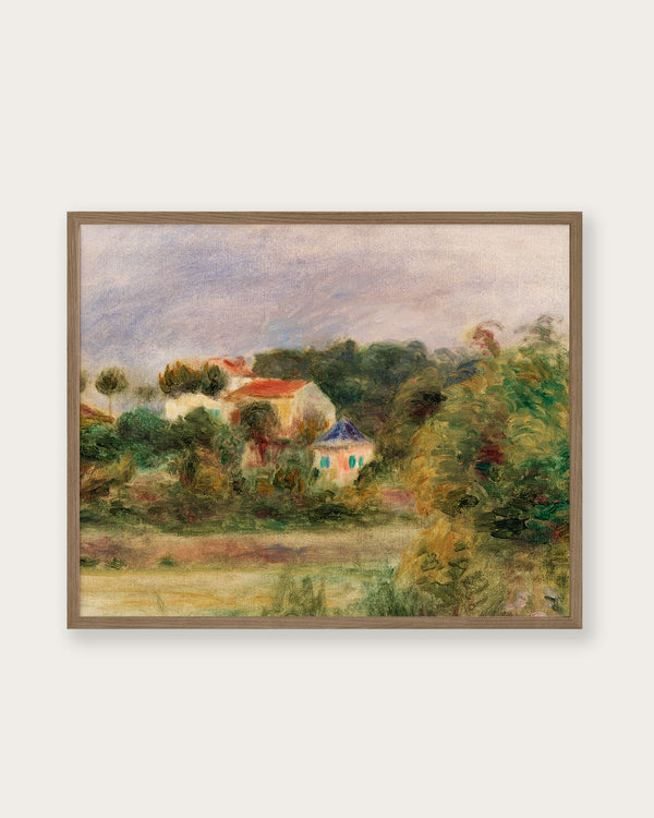 "Houses in a Park" Art Print