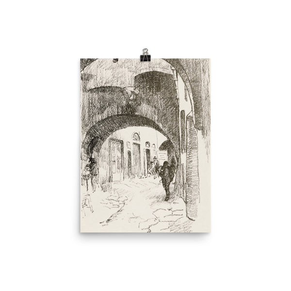 "Arches, Via Strozzi" Art Print