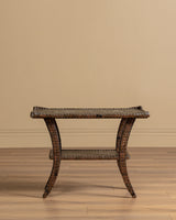 Pair of Penny-Clad Sculptural Side Tables, American, 1970’s