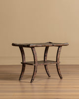 Pair of Penny-Clad Sculptural Side Tables, American, 1970’s
