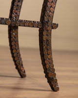 Pair of Penny-Clad Sculptural Side Tables, American, 1970’s