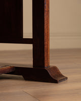 Art Deco Oak Dining Table / Desk Manner of Charles Dudouyt, France, 1940s