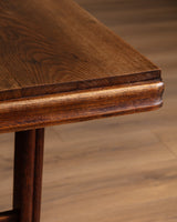 Art Deco Oak Dining Table / Desk Manner of Charles Dudouyt, France, 1940s