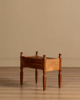 Pair of Henning Kjaernulf Oak Brutalist Nightstands, Denmark, 1960s