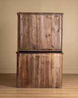 Red Painted Pine Cabinet / Buffet, Scandinavian, Early 19th Century