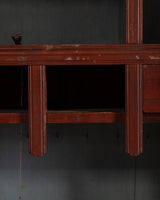 Red Painted Pine Cabinet / Buffet, Scandinavian, Early 19th Century
