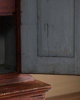 Red Painted Pine Cabinet / Buffet, Scandinavian, Early 19th Century