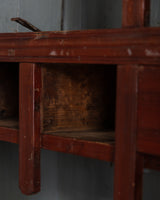 Red Painted Pine Cabinet / Buffet, Scandinavian, Early 19th Century