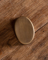 Antique Brass Oval Pill / Jewelry Box