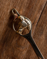 Polished Brass Horse Head Candle Snuffer