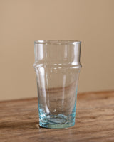 Set of 6 Hand Blown Moroccan Beldi Glassware - Clear