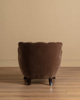 Swedish Art Deco Mohair & Wood Club Chair, Sweden, 1930s (2 Available)