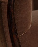 Swedish Art Deco Mohair & Wood Club Chair, Sweden, 1930s (2 Available)
