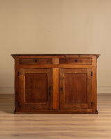 French Oak Two Door Buffet Counter, France, 19th/Early 20th Century