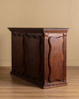 French Oak Two Door Buffet Counter, France, 19th/Early 20th Century