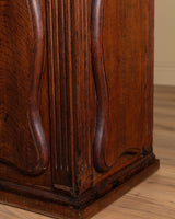 French Oak Two Door Buffet Counter, France, 19th/Early 20th Century