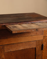 French Oak Two Door Buffet Counter, France, 19th/Early 20th Century