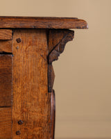 French Oak Two Door Buffet Counter, France, 19th/Early 20th Century
