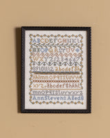 Cross Stitch Alphabet Sampler, American, Early 20th Century