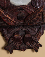 Hand Carved Tramp Art Eagle Mirror, German, Late 19th Century