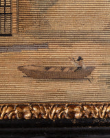 Pastoral Landscape Needlepoint Tapestry, European, Early 20th Century